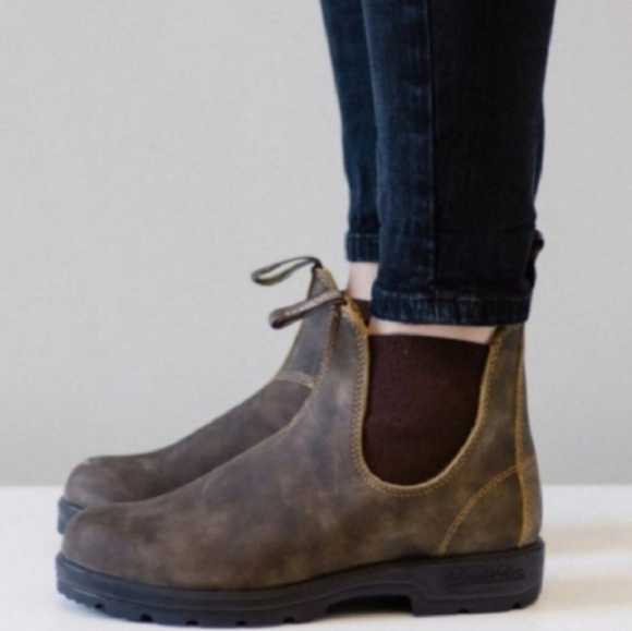Blundstone Shoes - Blundstone Rustic Brown Chelsea Boots 8.5